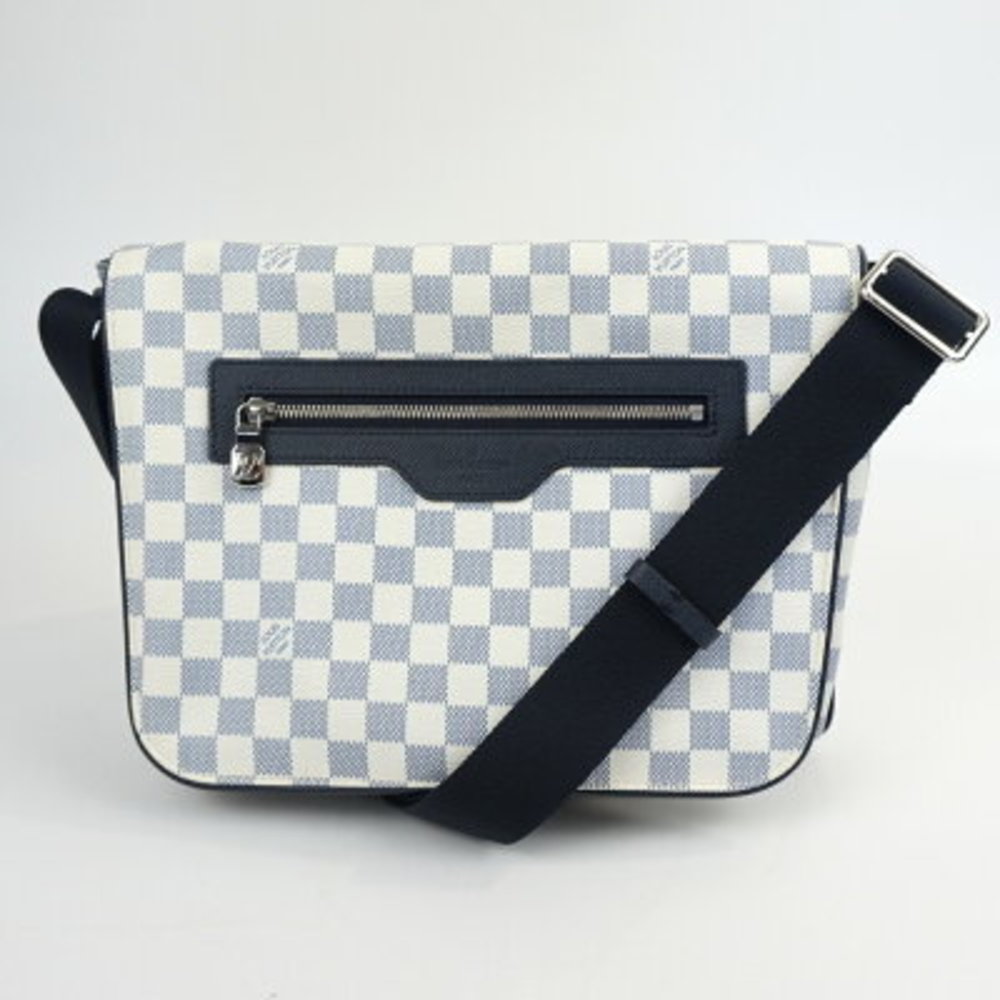 Louis Vuitton Matchpoint Messenger Bag Corsline White Navy Blue